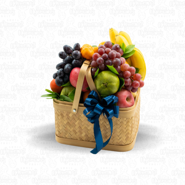 Peony Perfection - Premium Bali Fruit Basket for Gifting